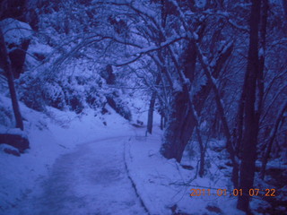 3 7f1. Zion National Park trip - Riverwalk pre-dawn hike