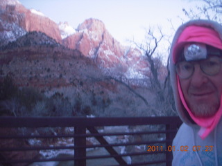 8 7f2. Zion National Park trip - pre-dawn - Adam