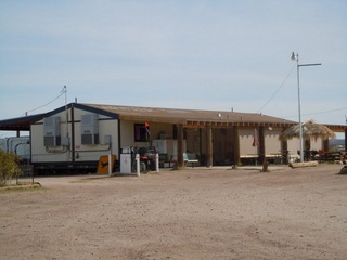 Antoine's pictures - aerial - Alamo Lake airstrip