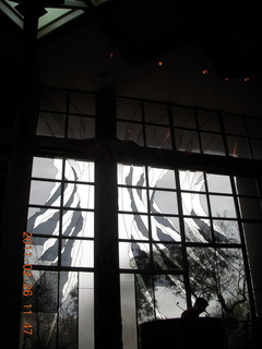 Sky Harbor fly-in - Sarah taking a picture flying in N8377W