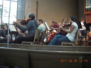 Beethoven #9 orchestral rehearsal at Pinnacle Presbyterian