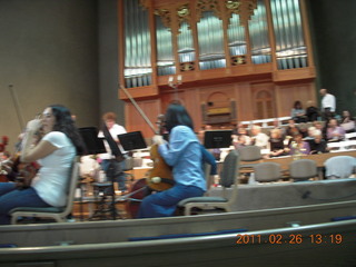 Beethoven #9 orchestral rehearsal at Pinnacle Presbyterian
