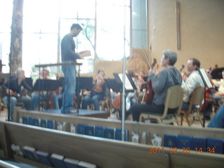 Beethoven #9 orchestral rehearsal at Pinnacle Presbyterian