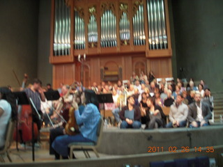 Beethoven #9 orchestral rehearsal at Pinnacle Presbyterian - ticket program