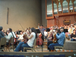 Beethoven #9 orchestral rehearsal at Pinnacle Presbyterian