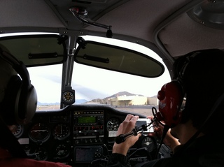 Adam and Deep flying N8377W