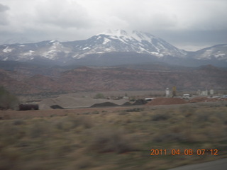 2 7j8. drive south from Moab - La Sal Mountains