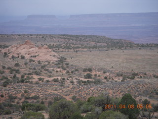20 7j8. dirt road drive to Anticline Overlook