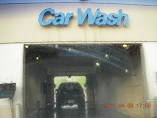 333 7j8. drive from Needles back to Moab - car wash