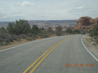 141 7j9. Arches National Park drive