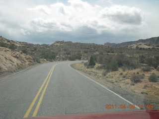 145 7j9. Arches National Park drive