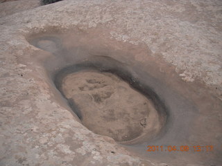 185 7j9. Dead Horse Point - Big Horn hike - pothole