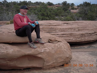 220 7j9. Dead Horse Point - Big Horn hike - Adam (tripod)