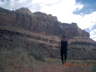 108 7ja. Mexican Mountain airstrip run - Adam (tripod)