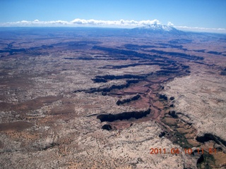 207 7ja. aerial - Bullfrog Basin to Kaiparowits Plateau - Lake Powell area