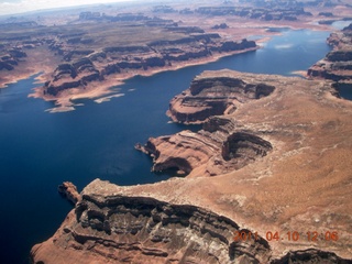 225 7ja. aerial - Kaiparowits Plateau to Page - Lake Powell