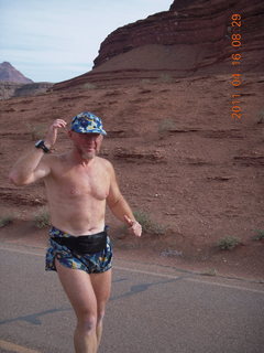Mexican Mountain airstrip run - Adam (tripod)