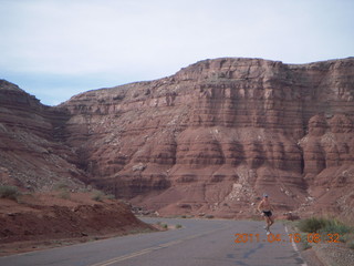 Marble Canyon run - Adam running