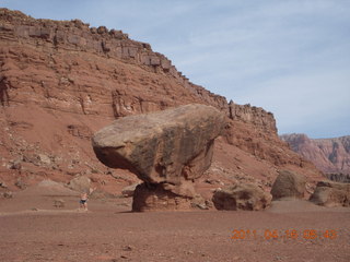 Marble Canyon run - Adam running
