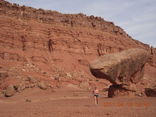 Marble Canyon run - Adam running