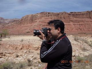 Marble Canyon - Ruhil taking a picture