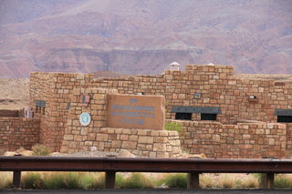 Marble Canyon - taking a group picture on Navajo Bridge