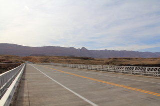 Marble Canyon - taking a group picture on Navajo Bridge