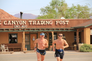 Marble Canyon run - Adam running