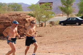 Marble Canyon run - Adam running