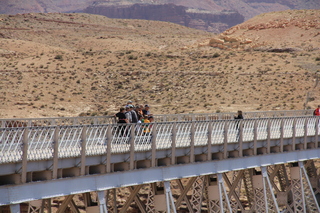 Ruhil's pictures - Marble Canyon - Navajo Bridge - group picture being taken