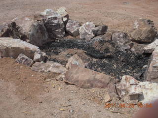 Vulture Mine tour - fire pit