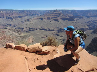 Norbert's pictures - Grand Canyon trip - Ceder Ridge sign and Norbert
