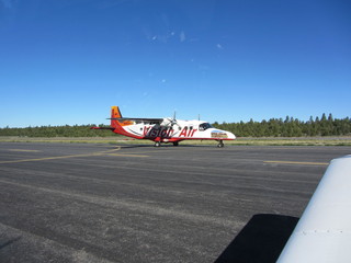 Norbert's pictures - Grand Canyon trip - airplane at Grand Canyon Airport (GCN)
