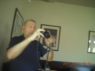 Warren taking a picture in Mesquite