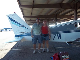 Neil and Adam and N8377W at Deer Valley (DVT)