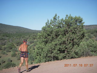 Fiesta Bowl race - Zazoosh - Adam running