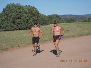 'Young International' Pleasant Valley (24AZ) run - Adam running - back