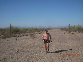 'Young International' Pleasant Valley (24AZ) run - Adam and Dave running - back