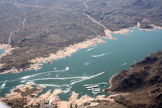 Sean's pictures - aerial - Bartlett Reservoir (I think)