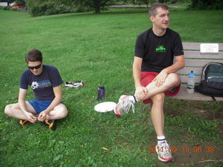 Run for Jake sign at Cheltenham High School