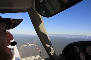 Rob and Adam flying in N8377W