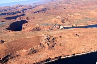 Ruhil pictures - aerial - Lake Powell - Glen Canyon Dam