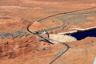Ruhil pictures - aerial - Lake Powell - Wahweap Marine