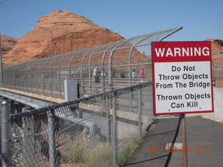 new bridge under construction at Tempe Town Lake