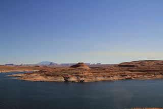 Ruhil pictures - aerial - Lake Powell - Glen Canyon Dam
