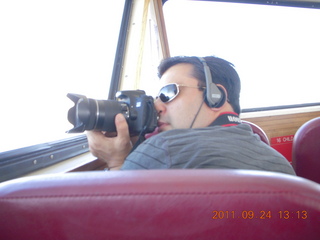 boat tour of Lake Powell - Ruhil taking a picture