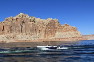 Ruhil pictures - boat tour of Lake Powell - boat