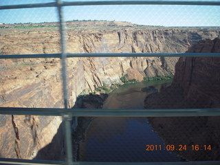 shuttle back to Page Airport (PGA) - view from bridge