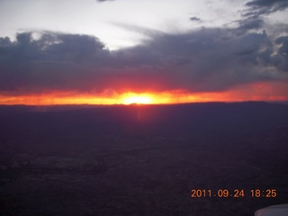 Moab trip - sunset at Canyonlands visitor center