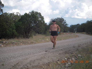 Page Airport (PGA) to Wahweap Marina run - Adam running